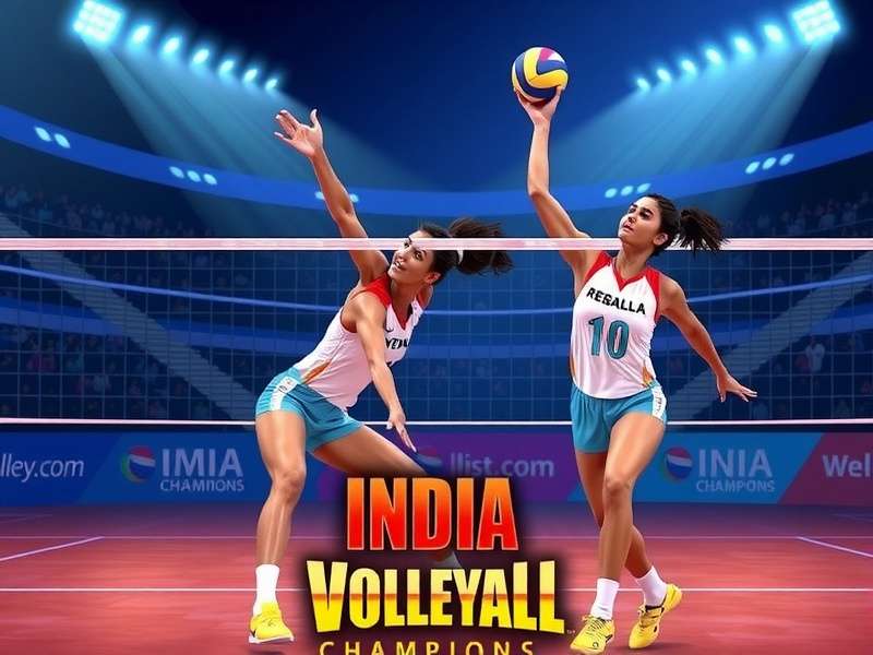 India Volley Champions Game Cover